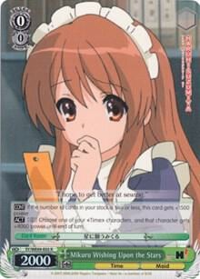 Mikuru Wishing Upon the Stars (Foil), The Melancholy of Haruhi Suzumiya Extra Booster SY/WE09-E05