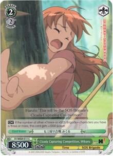 Cicada Capturing Competition, Mikuru (Foil), The Melancholy of Haruhi Suzumiya Extra Booster SY/WE09-E11