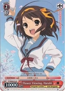 Flower Viewing, Haruhi (Foil), The Melancholy of Haruhi Suzumiya Extra Booster SY/WE09-E14