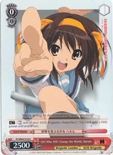 Girl Who Will Change the World, Haruhi (Foil), The Melancholy of Haruhi Suzumiya Extra Booster SY/WE09-E16