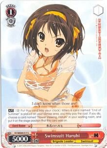 Swimsuit Haruhi (Foil), The Melancholy of Haruhi Suzumiya Extra Booster SY/WE09-E17