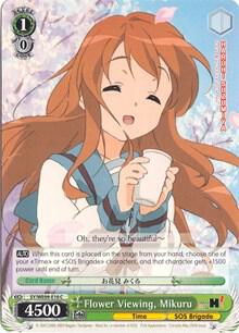 Flower Viewing, Mikuru, The Melancholy of Haruhi Suzumiya Extra Booster SY/WE09-E10