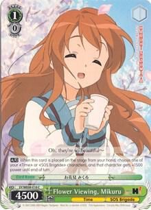Flower Viewing, Mikuru, The Melancholy of Haruhi Suzumiya Extra Booster SY/WE09-E10