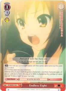Endless Eight (C - Foil), The Melancholy of Haruhi Suzumiya Extra Booster SY/WE09-E19c