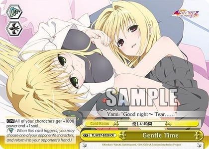 Gentle Time, To Loveru Darkness 2nd TL/W37-E028 CR