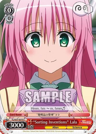 "Sorting Inventions" Lala, To Loveru Darkness 2nd TL/W37-E075 C