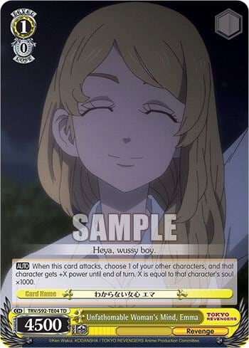 Unfathomable Woman's Mind, Emma, Tokyo Revengers TRV/S92-TE04 TD