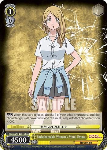 Unfathomable Woman's Mind, Emma (RRR), Tokyo Revengers TRV/S92-TE04R RRR