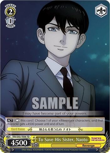 To Save His Sister, Naoto, Tokyo Revengers TRV/S92-TE06 TD