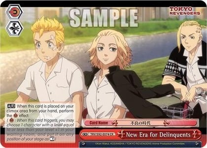 New Era for Delinquents, Tokyo Revengers TRV/S92-E074 CR
