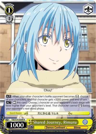 Shared Journey, Rimuru, That Time I Got Reincarnated as a Slime TSK/S70-E009 R