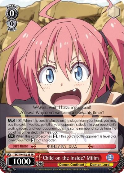 Child on the Inside? Milim (SR), That Time I Got Reincarnated as a Slime TSK/S70-E032S SR