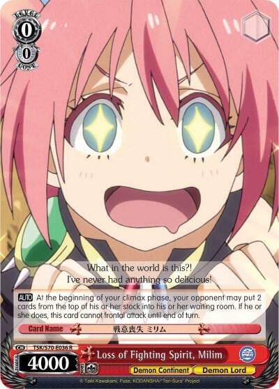 Loss of Fighting Spirit, Milim, That Time I Got Reincarnated as a Slime TSK/S70-E036 R