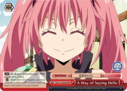 A Way of Saying Hello (RRR), That Time I Got Reincarnated as a Slime TSK/S70-E059R RRR