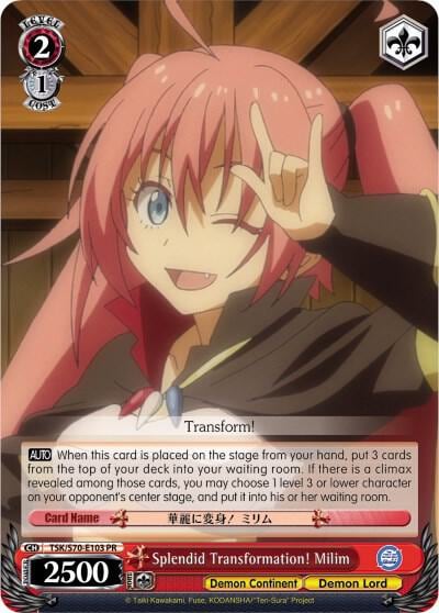 Splendid Transformation! Milim, That Time I Got Reincarnated as a Slime TSK/S70-E103 PR