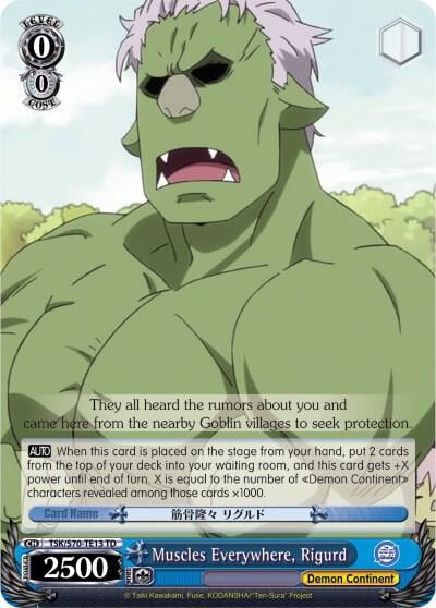 Muscles Everywhere, Rigurd, That Time I Got Reincarnated as a Slime TSK/S70-TE13 TD
