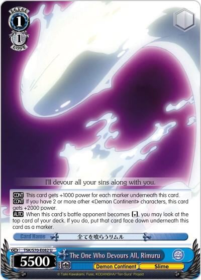 The One Who Devours All, Rimuru, That Time I Got Reincarnated as a Slime TSK/S70-E082 U