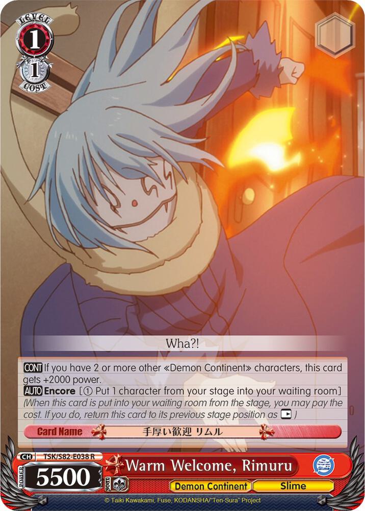 Warm Welcome, Rimuru, That Time I Got Reincarnated as a Slime Vol.2 TSK/S82-E038 R