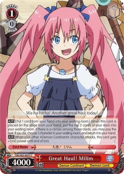 Great Haul! Milim, That Time I Got Reincarnated as a Slime Vol.2 TSK/S82-E057 C