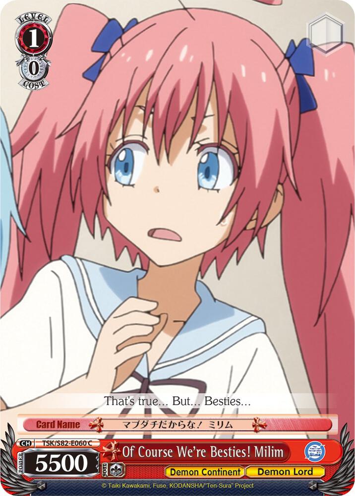 Of Course We're Besties! Milim, That Time I Got Reincarnated as a Slime Vol.2 TSK/S82-E060 C