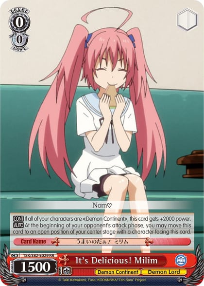 It's Delicious! Milim, That Time I Got Reincarnated as a Slime Vol.2 TSK/S82-E029 RR