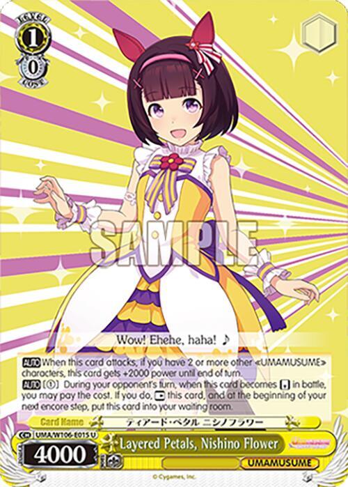 Layered Petals, Nishino Flower, Umamusume: Pretty Derby UMA/W106-E015