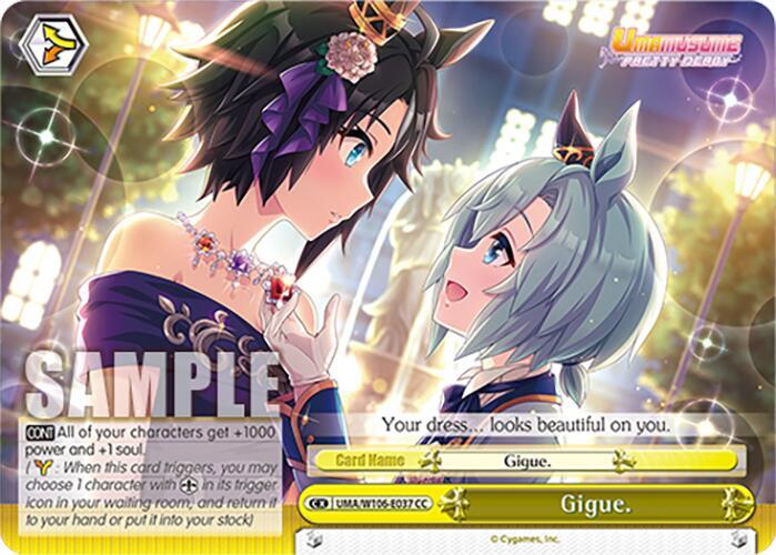 Gigue. (CC), Umamusume: Pretty Derby UMA/W106-E037