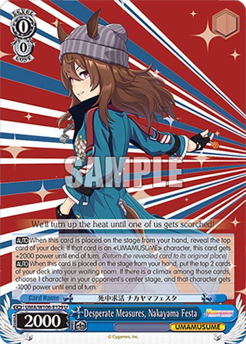 Desperate Measures, Nakayama Festa, Umamusume: Pretty Derby UMA/W106-E129