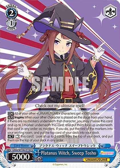Platanus Witch, Sweep Tosho, Umamusume: Pretty Derby UMA/W106-E136