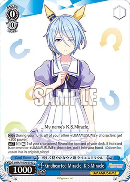 Kindhearted Miracle, K.S.Miracle, Umamusume: Pretty Derby UMA/W106-E140