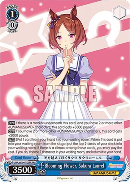 Blooming Flower, Sakura Laurel (RRR), Umamusume: Pretty Derby UMA/W106-TE29R