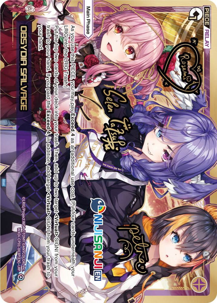 OBSYDIA SALVAGE (LRP), Collab Booster: Nijisanji Diva WXDi-CP01-003P[EN]