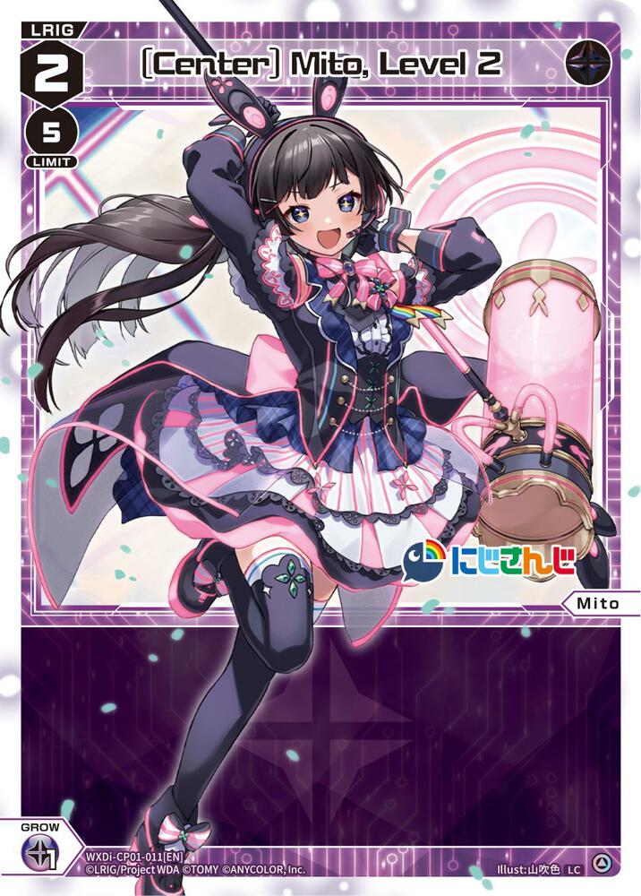 [Center] Mito, Level 2, Collab Booster: Nijisanji Diva WXDi-CP01-011[EN]