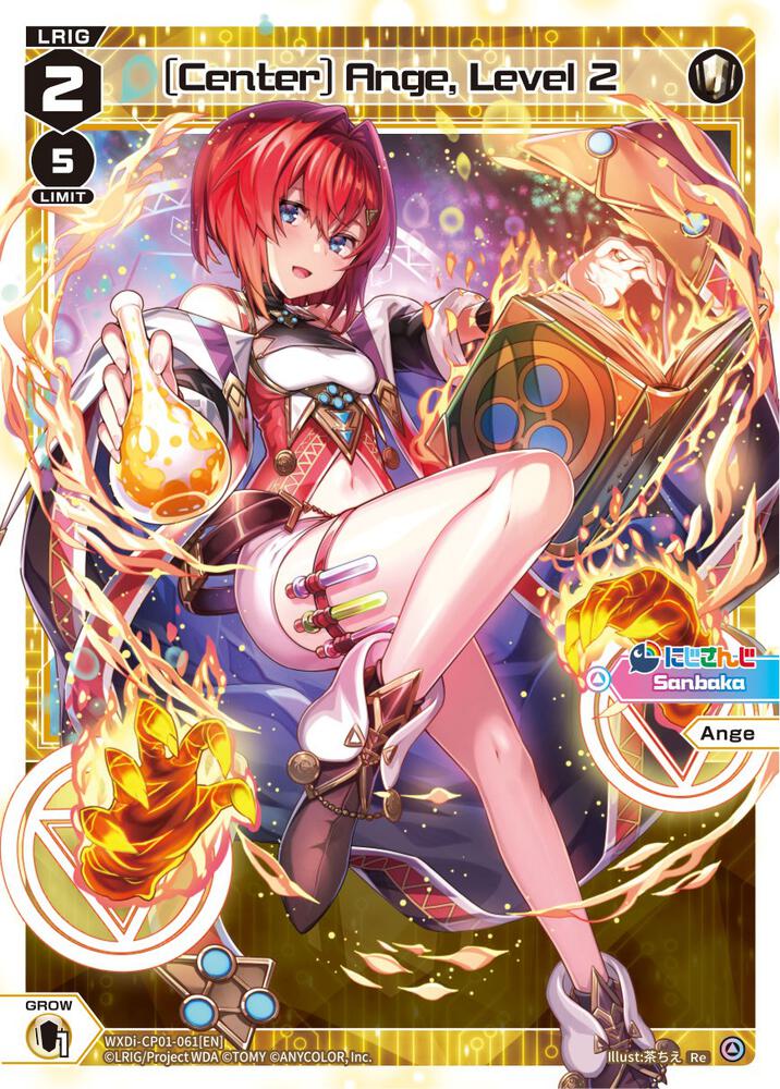 [Center] Ange, Level 2, Collab Booster: Nijisanji Diva WXDi-CP01-061[EN]