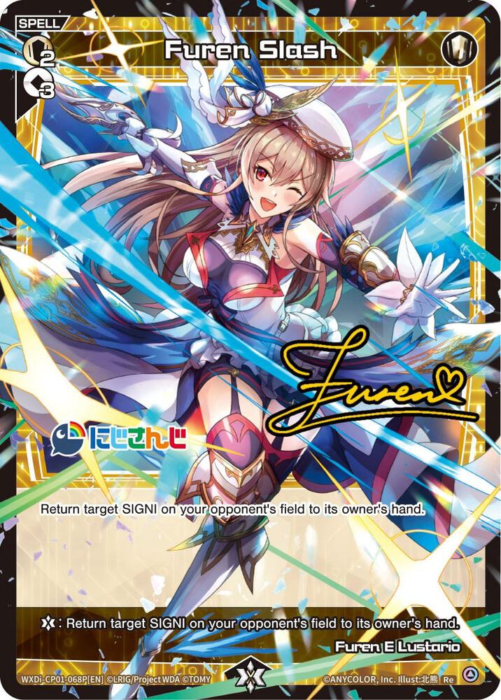 Furen Slash (Parallel Foil), Collab Booster: Nijisanji Diva WXDi-CP01-068P[EN]