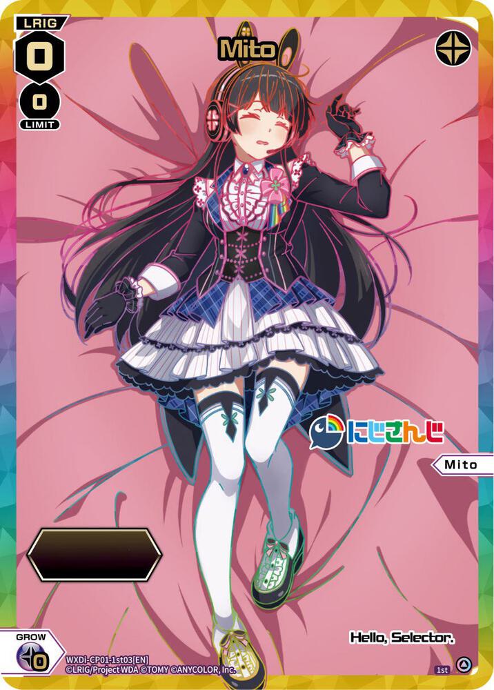Mito (Serial Numbered), Collab Booster: Nijisanji Diva WXDi-CP01-1st03[EN]