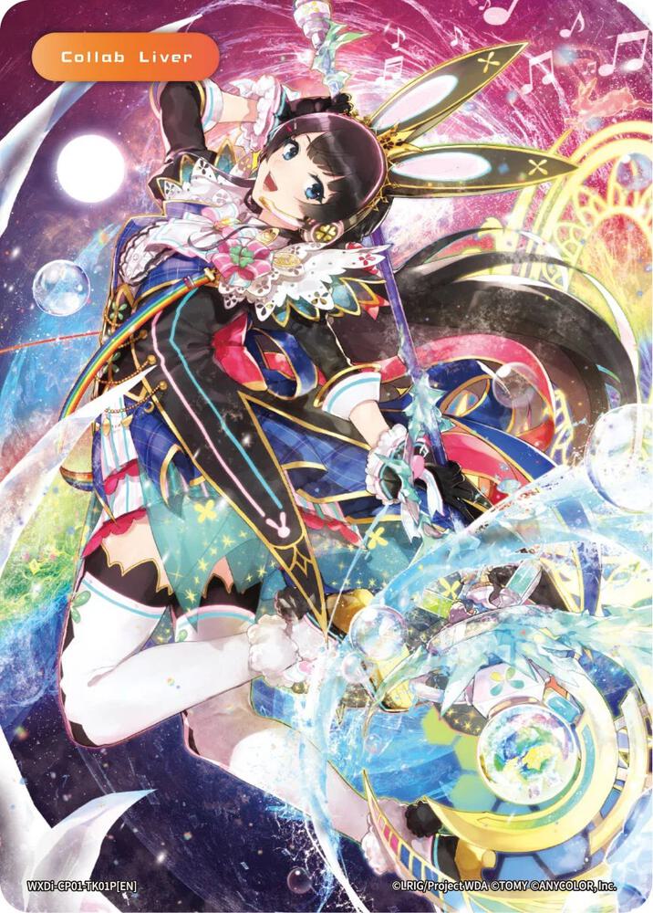 Collab Liver Token (01) (Parallel Foil), Collab Booster: Nijisanji Diva WXDi-CP01-TK01P[EN]