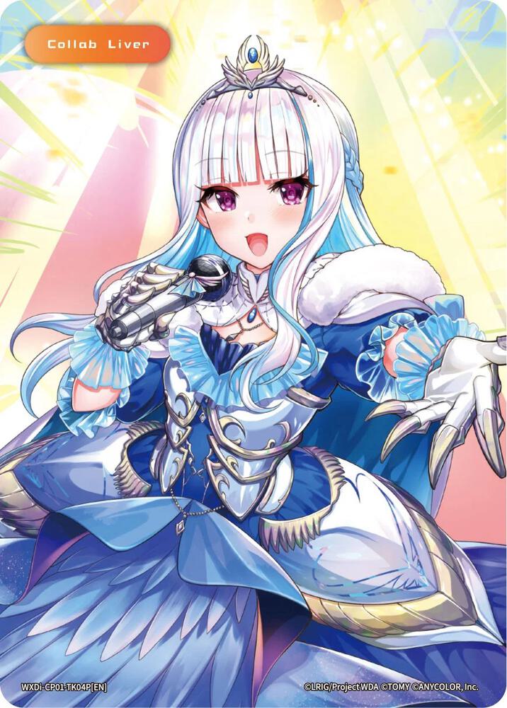 Collab Liver Token (04) (Parallel Foil), Collab Booster: Nijisanji Diva WXDi-CP01-TK04P[EN]