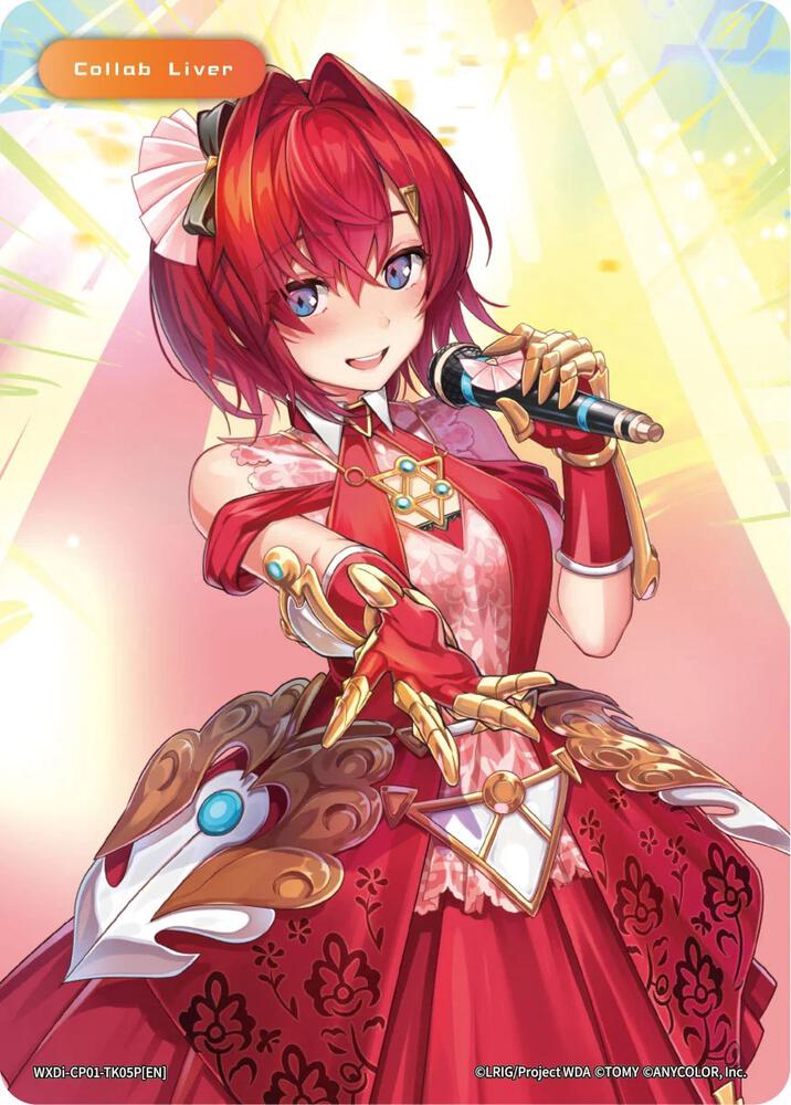 Collab Liver Token (05) (Parallel Foil), Collab Booster: Nijisanji Diva WXDi-CP01-TK05P[EN]