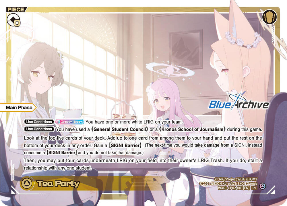 Tea Party, Blue Archive DIVA WXDi-CP02-001[EN]