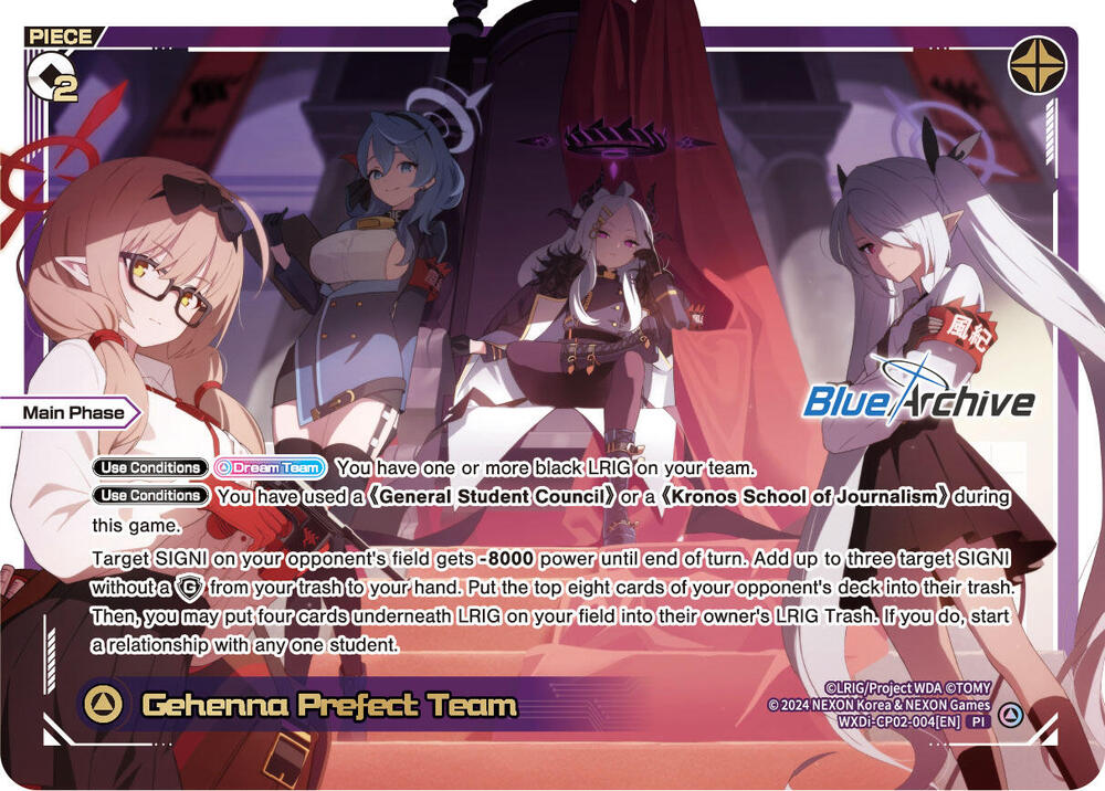 Gehenna Prefect Team, Blue Archive DIVA WXDi-CP02-004[EN]