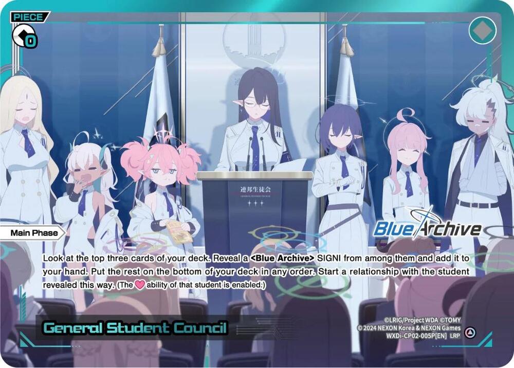 General Student Council (LRP), Blue Archive DIVA WXDi-CP02-005P[EN]
