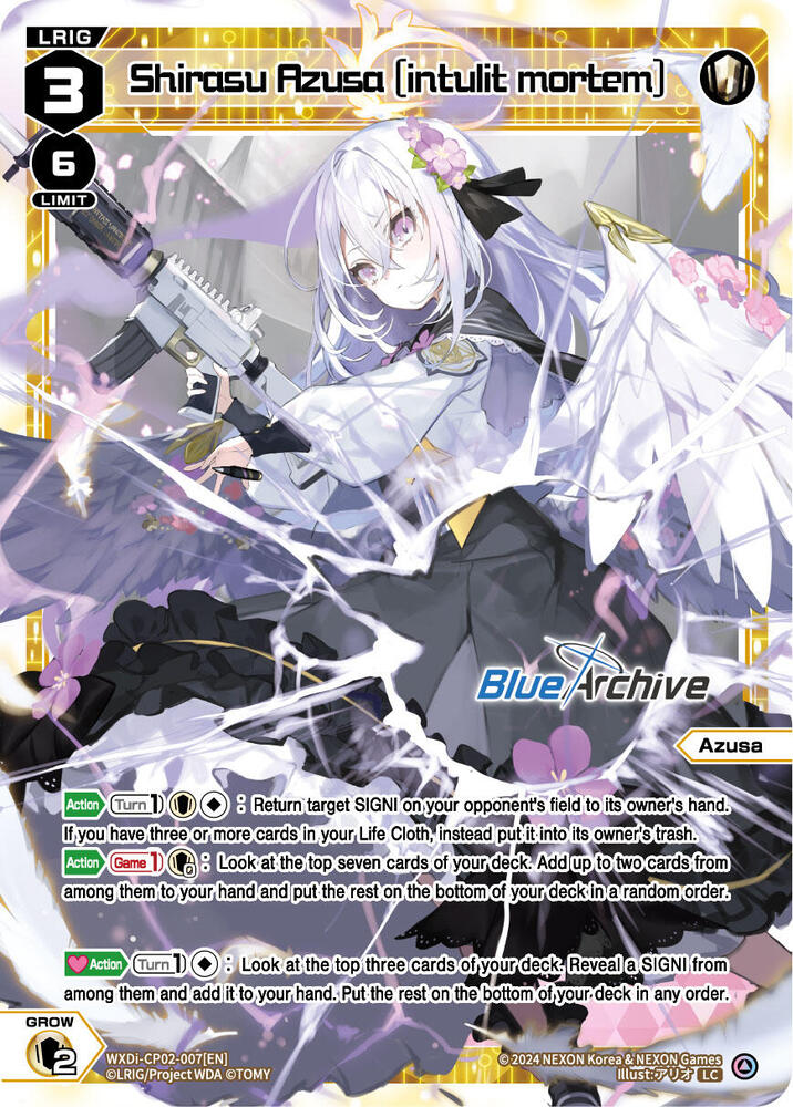 Shirasu Azusa [intulit mortem], Blue Archive DIVA WXDi-CP02-007[EN]