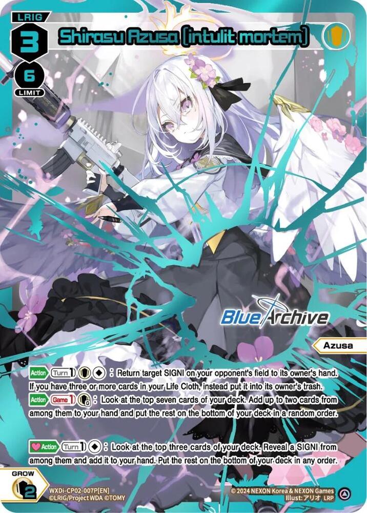 Shirasu Azusa [intulit mortem] (LRP), Blue Archive DIVA WXDi-CP02-007P[EN]