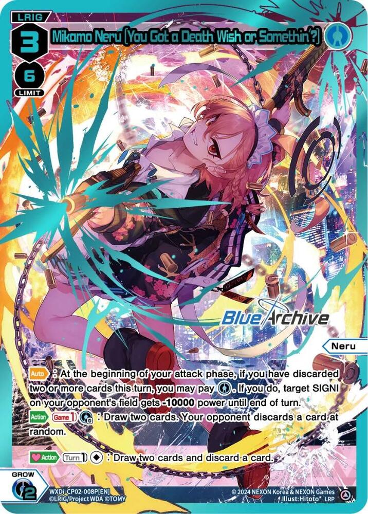 Mikamo Neru [You Got a Death Wish or Somethin'?] (LRP), Blue Archive DIVA WXDi-CP02-008R[EN]