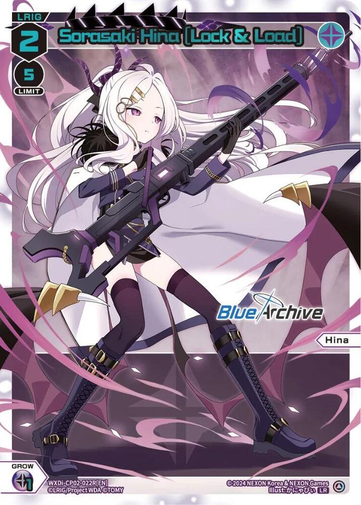 Sorasaki Hina [Lock & Load] (LR), Blue Archive DIVA WXDi-CP02-022R[EN]