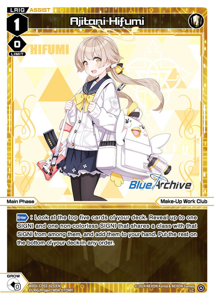 Ajitani Hifumi, Blue Archive DIVA WXDi-CP02-025[EN]
