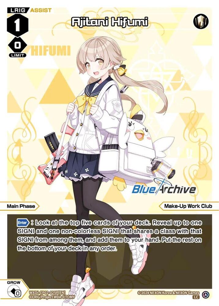 Ajitani Hifumi (Parallel), Blue Archive DIVA WXDi-CP02-025P[EN]
