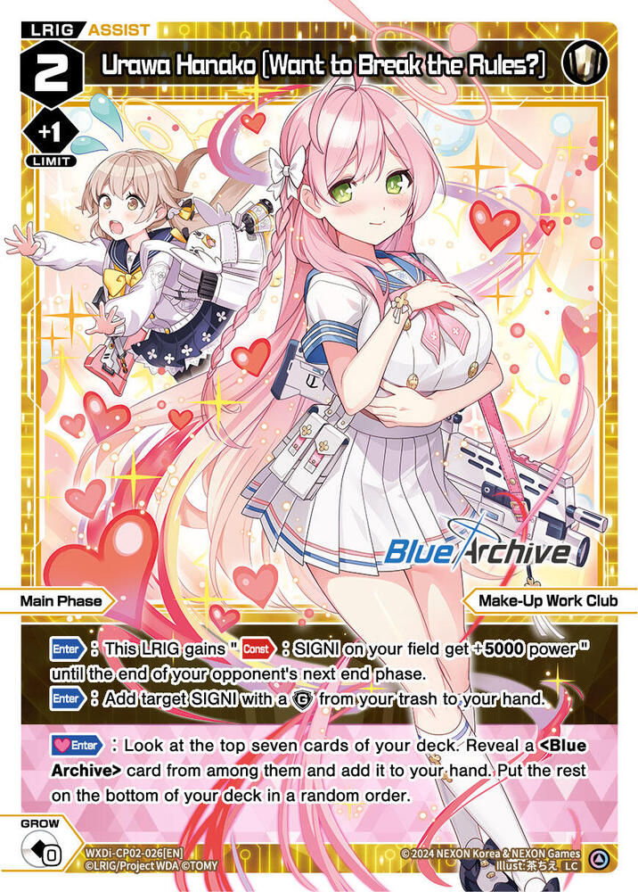 Urawa Hanako [Want to Break the Rules?], Blue Archive DIVA WXDi-CP02-026[EN]