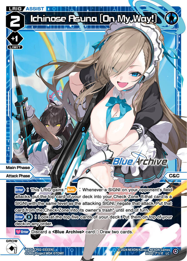 Ichinose Asuna [On My Way], Blue Archive DIVA WXDi-CP02-033[EN]